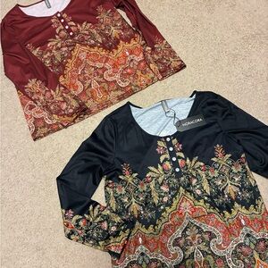 BUY 1 Get 1 Paisley Tops